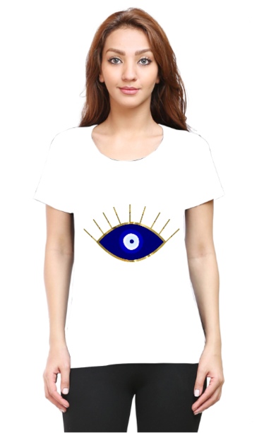 All-Over Print Women's T-Shirt in White