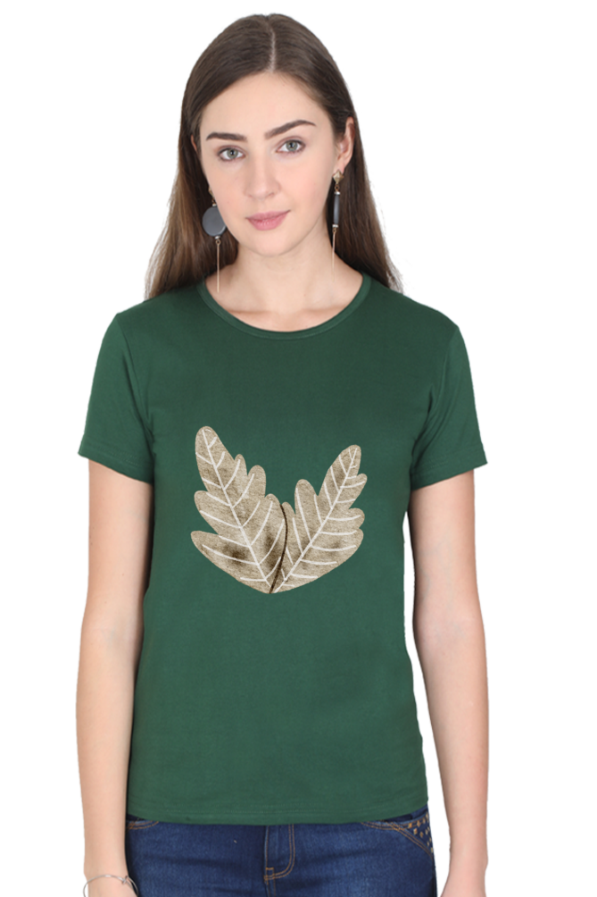 Famale Round Nack Half Sleeve Classic T-Shirt - Image 9